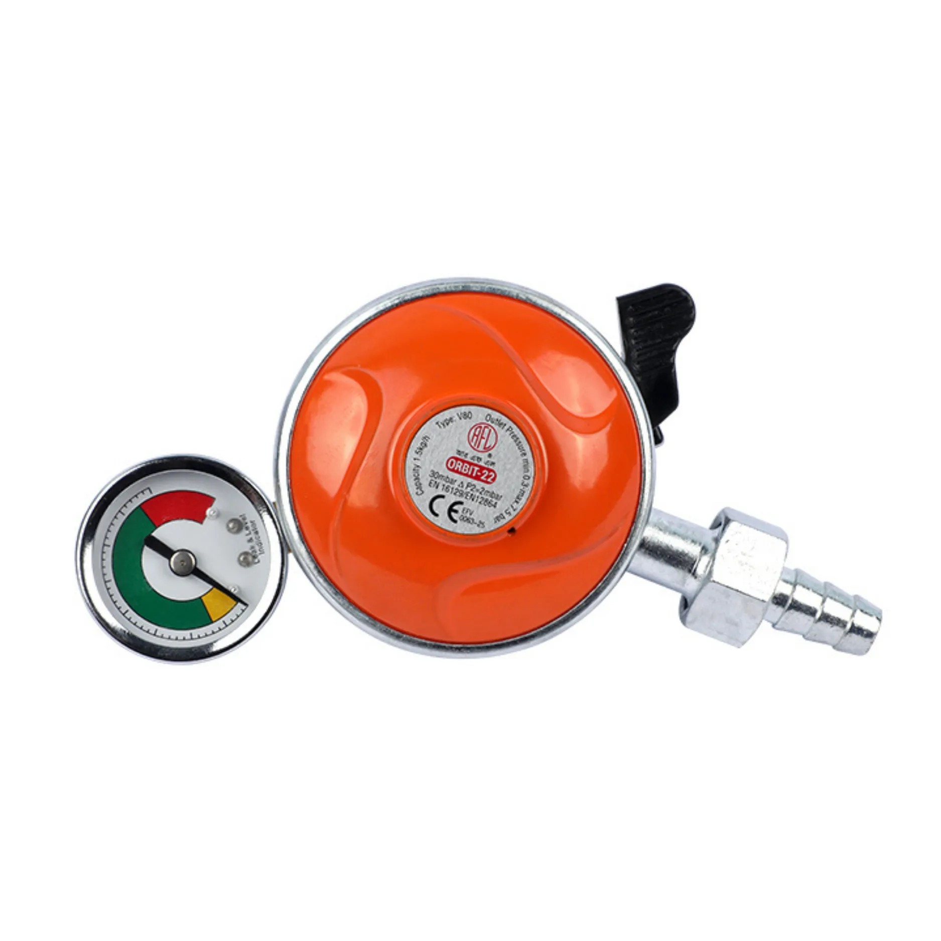 LPG Gas Safety Device Cum Meter Regulator -Denmark (22mm)