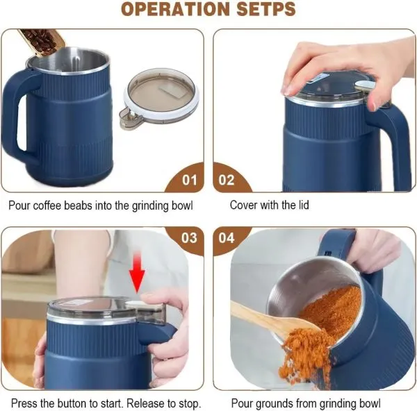 Electric Coffee Grinder Food Processor