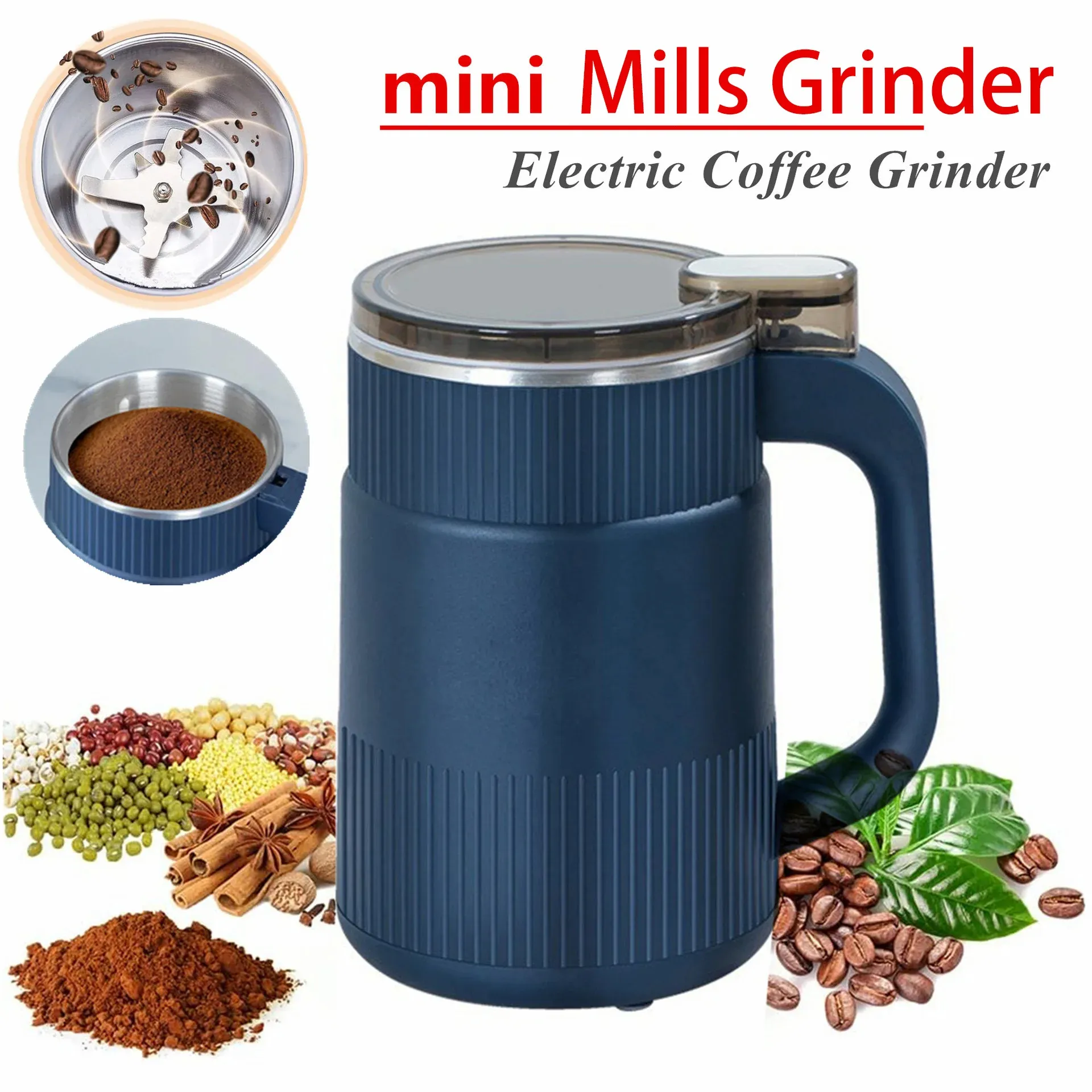 Electric Coffee Grinder Food Processor - Speed Seller BD